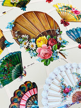 Hoja Cromos Alemanes 'Abanicos'