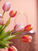 Ramo de 5 Tulipanes Rosas y Amarillos 'Verouska'