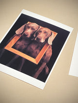 Postal 'Framed' - William Wegman, 1932