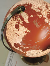 Globo Terráqueo Decorativo Ø25 cm - Naranja