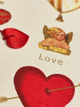 Greeting Card 'Heart Deco' - Handmade