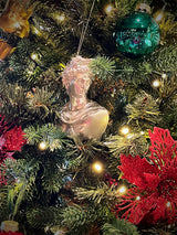 Decoración Busto 'Apolo' Plateado