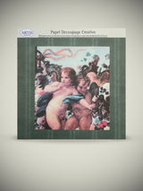 Decoupage Paper Sheet 'Cherubs' - 30x30 cm
