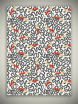 Papel Envoltorio 'Lipstick Wiggle' - Zandra Rhodes