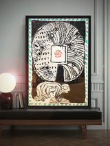 Original Serigraphy Print 'Fenêtres' - Pierre Alechinsky