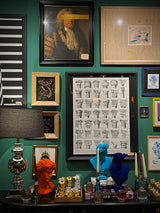 Lámina Enmarcada ‘Pincelada Dorada’ - 50x40