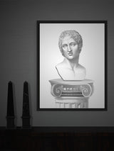 Láminas Decorativas de Arte 'Bustos Griegos'