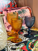 Copa de Cristal Pequeña 'Toscana' - Ambar