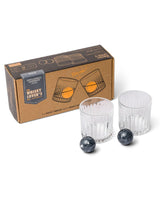Set de 2 Vasos y Bolas 'Whisky Lovers'