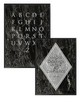 Lámina de Arte Personalizada 'Marble Negro'