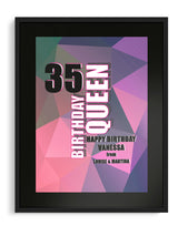 Lámina Personalizada 'Geometría Chic No. 2'