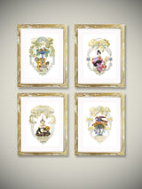 Láminas decorativas 'Art Deco Oriental'