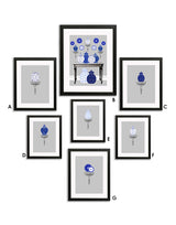 Láminas decorativas 'Jarrones Chinos'