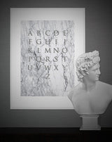 Lámina de Arte Personalizada 'Marble Blanco'