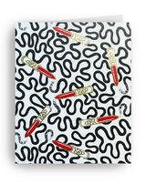 Tarjeta 'Lipstick Wiggle' - Zandra Rhodes