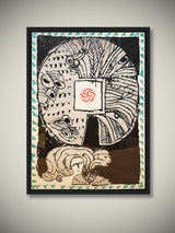 Original Serigraphy Print 'Fenêtres' - Pierre Alechinsky