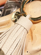 Llavero 'Tassel' Crema