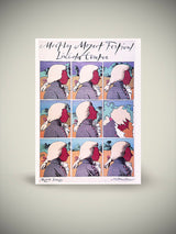 Postal 'Mozart Sneezes' - Milton Glaser, 1983