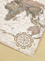 Hoja Papel Scrap 30x30 cm 'World Map'