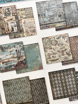 Pack of 10 Scrap Paper Sheets 'Aviator'