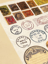 Hoja Papel de Arroz A3 'Vintage Travel'