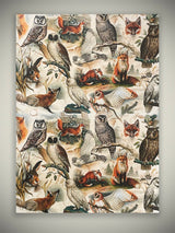 Papel Envoltorio 'Fox & Owl' - 100x70 cm