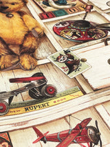 Wrapping Paper 'Vintage Toy Shelves' - 100x70 cm