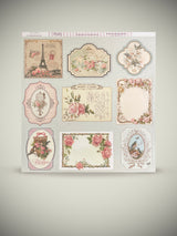 Hoja Papel Scrap 30x30 cm 'Birds & Flowers'