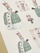 Hoja Papel Scrap 30x30 cm 'Mademoiselle'