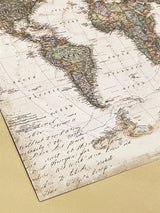 Hoja Papel Scrap 30x30 cm 'World Map'