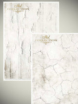 Pack of 11 Sheets of A4 Rice Paper 'Vintage Style'