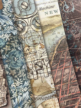 Pack of 10 Scrap Paper Sheets 'Aviator'