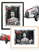 Lámina de Arte Personalizada 'Fórmula 1'