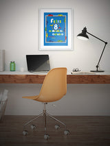 Lámina Infantil Personalizada 'Coches de Carreras'