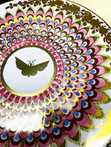 Plato de Lata ‘Gold Butterfly’