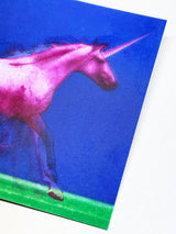 Postal 3D 'Pink Unicorn Running'