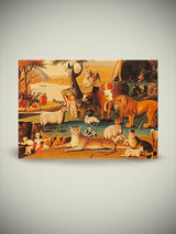 Postal 'The Peaceable Kingdom' - Edward Hicks