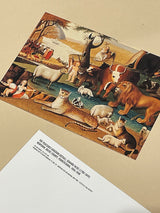 Postal 'The Peaceable Kingdom' - Edward Hicks