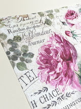 Hoja Papel de Arroz A4 'English Roses'