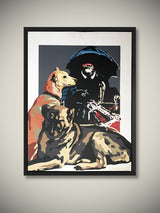 Serigrafía Numerada 'El Banquero' - Equipo Crónica