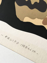 Serigrafía Numerada 'El Banquero' - Equipo Crónica