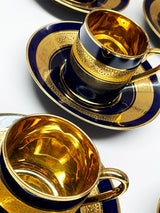 Juego Antiguo de 6 Tazas Café 'Limoges'