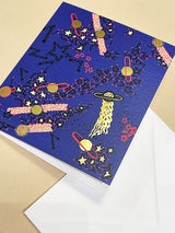 Greeting Card 'Starwarz' - Zandra Rhodes