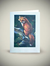 Tarjeta 'Zorro en el Bosque'