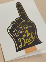 Tarjeta de Felicitación '#1 Dad'