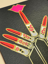 Tarjeta 'Lipstick Lips' - Zandra Rhodes