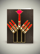 Tarjeta 'Lipstick Lips' - Zandra Rhodes