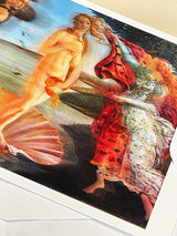 Tarjeta 3D 'El Nacimiento de Venus' - Sandro Botticelli