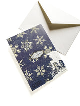 Christmas Card 'Reindeer and Snowflakes'