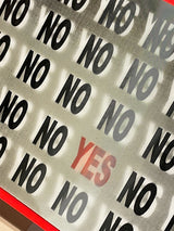 3D Greeting Card 'Yes & No'